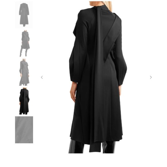 KOCHÉ Stretch-jersey turtleneck midi dress - Picture 3 of 5